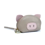 Leather Pig-shape Mini Coin Purses - Image 8