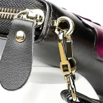 Women Fashion Embossing Decorative Zipper Leather Purse - Image 2