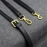 Women Fashion Solid Color Zipper Metal Decorative Genuine Leather Bag - Image 6