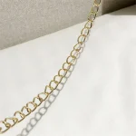 Women Cute Plush Metal Chain Zipper Crossbody Bag - Image 7