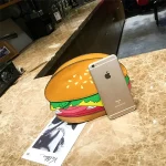 Women Creative Hamburger And French Fries Metal Chain Crossbody Bag - Image 4