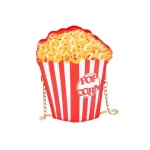 Women Creative Hamburger And French Fries Metal Chain Crossbody Bag - Image 5