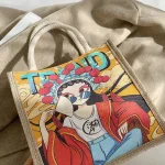 Women Fashion Cartoon Printed Handle Bag - Image 2