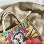 Women Fashion Cartoon Printed Handle Bag - Image 6