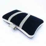 Women Fashion Rhinestone Decoration Irregular Evening Bag - Image 4