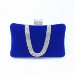 Women Fashion Rhinestone Decoration Irregular Evening Bag - Image 6