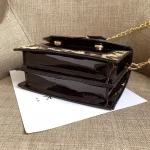 Women Chic Zipper Design Chain Design Leopard Pattern Square Crossbody Handle Bag - Image 3