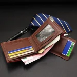 Men Wallet Short Fashion Casual Iron Side Card Wallet - Image 3