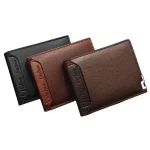 Men Wallet Short Fashion Casual Iron Side Card Wallet - Image 5