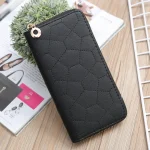 Multi-Card Women Casual Zipper Design Stone Pattern Solid Color Large Capacity Purse - Image 6