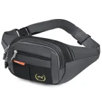 Women Casual Zipper Multi Pocket Design Color Blocking Waist Chest Bag - Image 6