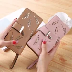 Women Zipper Buckle Fashion Wallet Large Capacity Clutch Purse
