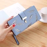 Women Zipper Buckle Fashion Wallet Large Capacity Clutch Purse - Image 5