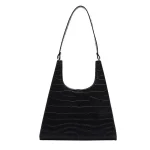 Lady Pure Color PU Leather Retro Casual Handbag - Image 8