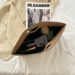 Women Fashion Basic Solid Color Large Capacity Handle Briefcase - Image 4