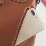 Trendy Retro Casual Irregular Lock Fashion Backpack - Image 7