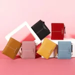 Fashion Pure Color Sewing Zipper Wallets - Image 6