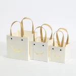 Smiley Face Pattern Kraft Paper Gift Bag - Image 4