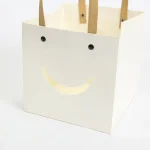 Smiley Face Pattern Kraft Paper Gift Bag - Image 6
